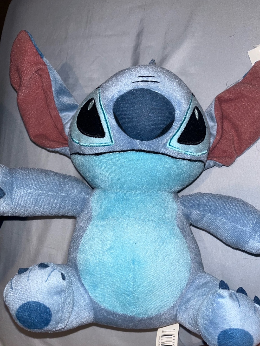 Disney Stitch Plush - Light Blue with Navy and Pink Ears